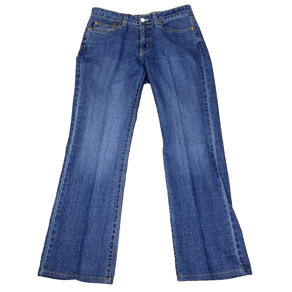 Ralph Lauren Polo Bootcut Jeans Womens' 8 (30x31) Blue Mid Rise Cotton Denim